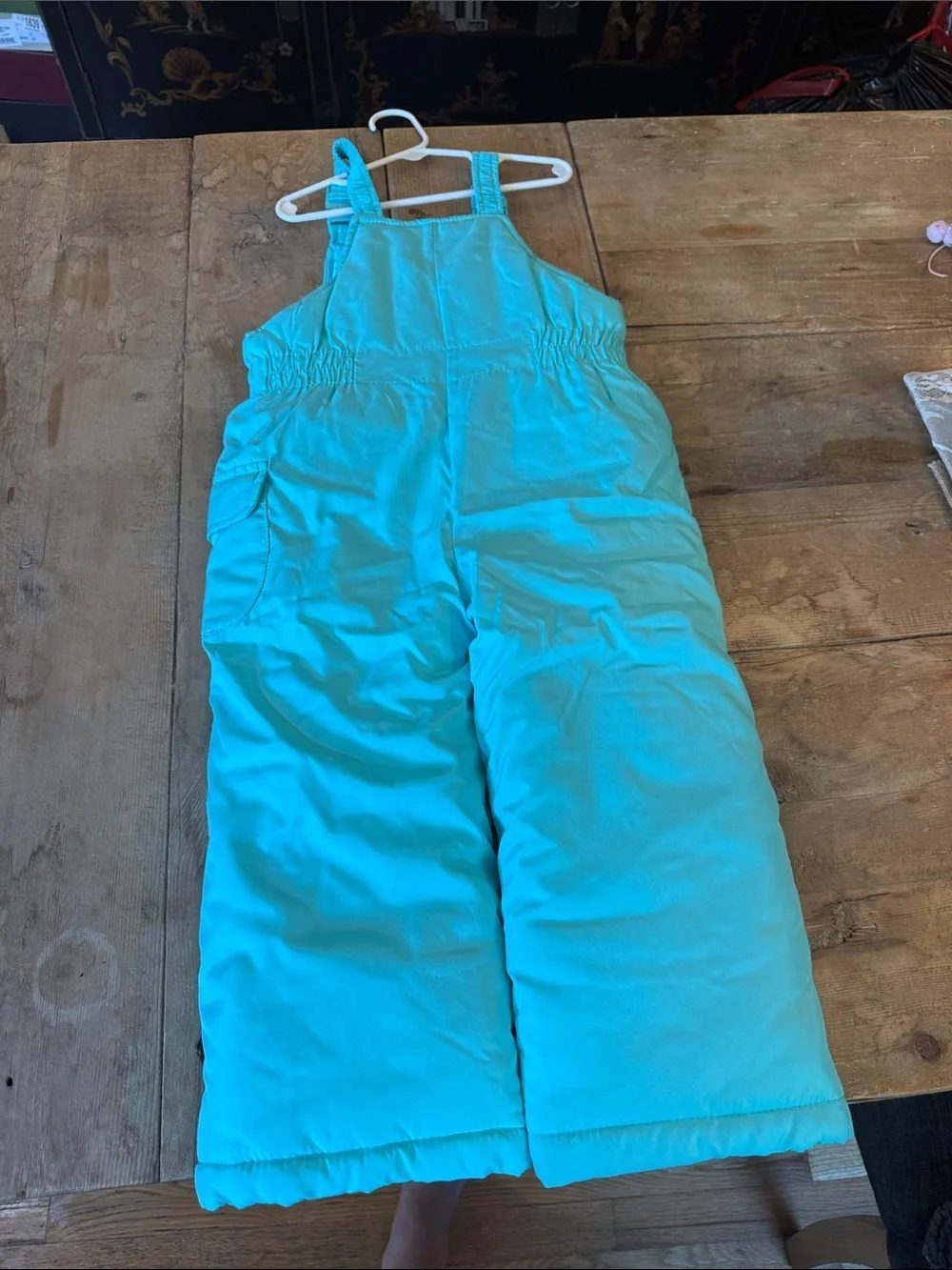 Carter's Bright Teal Kids Snow Overalls